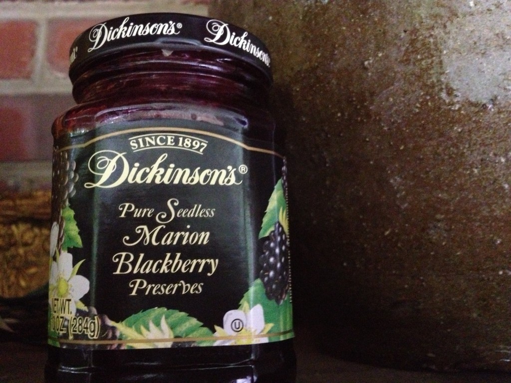 Our favorite blackberry jam.