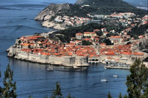 Beautiful seaside town of Dubrovnik, Croatia.