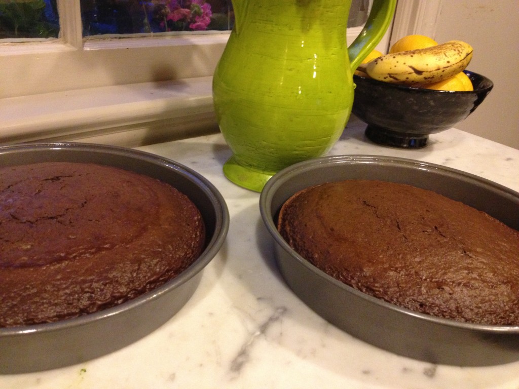 Bake cakes in 9-inch rounds. Photo: Rebecca Penovich.
