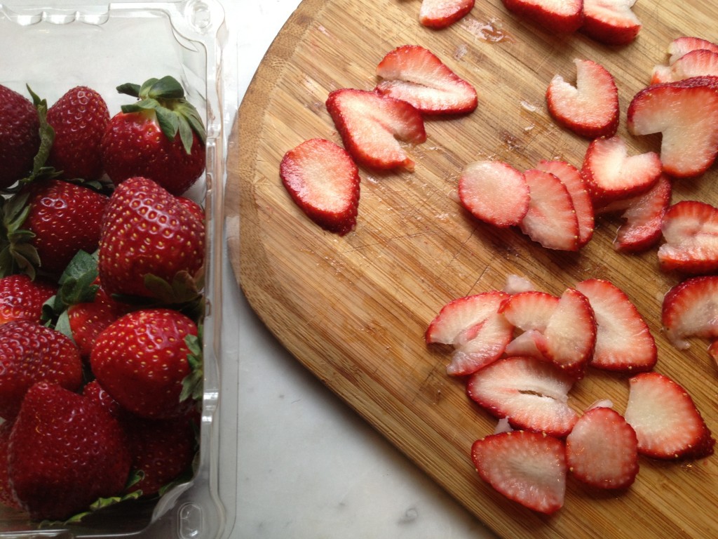 Sliced-strawberries